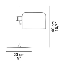 Oluce Coupé 2202 Tischleuchte| Tischleuchten|Nachttischleuchten