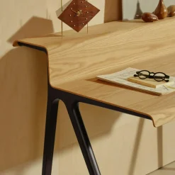 Tische|Schreibtische^Vitra Courier Schreibtisch Gestell tiefschwarz