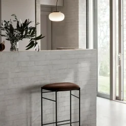 Barhocker^New Works Covent Barhocker Leder 75cm