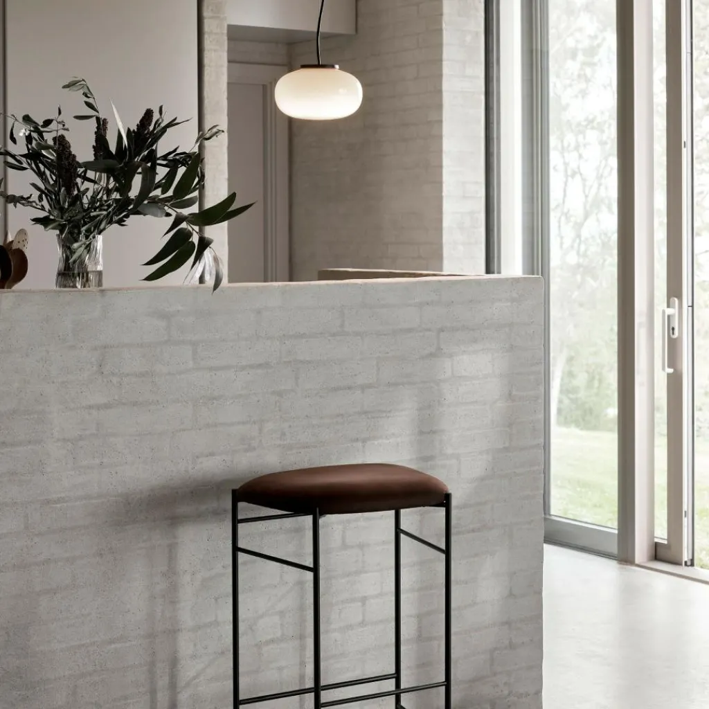 Barhocker^New Works Covent Barhocker Leder 75cm