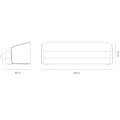 New Works Covent Deep 3-Sitzer Sofa| Sofas