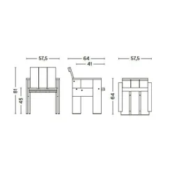 HAY Crate Gartenstuhl 64cm| Stühle|Gartenstühle