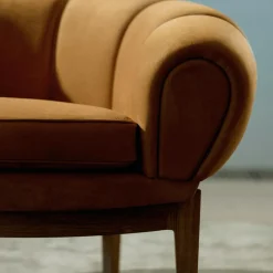 Sessel^Gubi Croissant Lounge Chair Leder