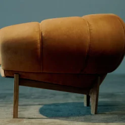 Sessel^Gubi Croissant Lounge Chair Leder