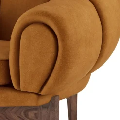 Sofas^Gubi Croissant 3-Sitzer Sofa 230x88cm Leder