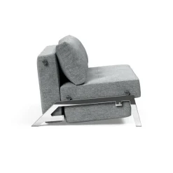 Innovation Living Cubed 140 Schlafsofa Chrom 145x103cm| Schlafsofas