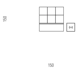 Tischleuchten^Tecnolumen CUBELIGHTmove LED Akkuleuchte mit Funkwürfel