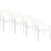 Stühle|Gartenstühle^Jan Kurtz Cubic Gartenarmlehnstuhl 4er Set