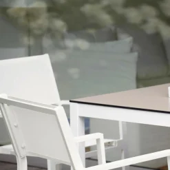 Stühle|Gartenstühle^Jan Kurtz Cubic Gartenarmlehnstuhl 4er Set