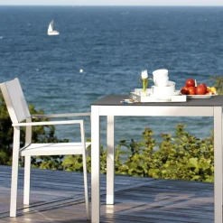 Stühle|Gartenstühle^Jan Kurtz Cubic Gartenarmlehnstuhl 4er Set