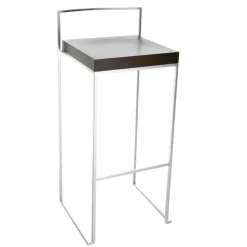 Lapalma Cubo S62 Barhocker Sitzfläche Massivholz H75cm| Barhocker