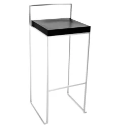 Lapalma Cubo S62 Barhocker Sitzfläche Massivholz H75cm| Barhocker