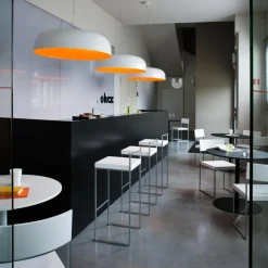 Lapalma Cubo S62 Barhocker Sitzfläche Leder H75cm| Barhocker