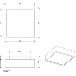 Decor Walther Cut 18 N LED Deckenleuchte| Deckenleuchten