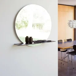 Schönbuch Cut Ablagebord mit Spiegel Ø 75cm| Spiegel|Spiegel