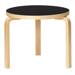 Artek 90D Beistelltisch Gestell klar lackiert| Beistelltische