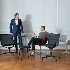 Bürostühle^Wagner D1 Bürostuhl mit Armlehne & Rollengestell