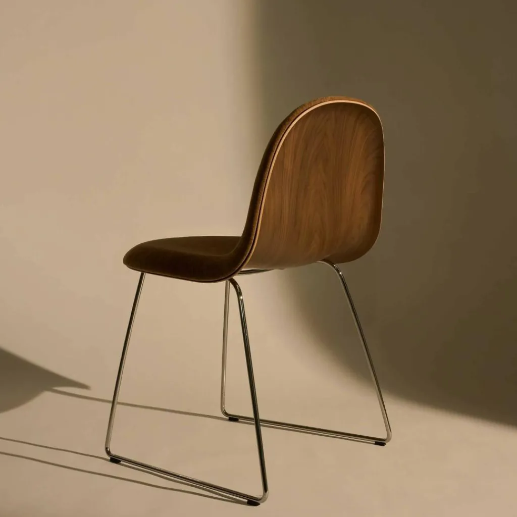 Gubi 3D Stuhl Vorderseite gepolstert| Stühle