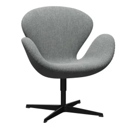 Fritz Hansen Der Schwan™/ Swan™ Sessel Stoff Gestell Schwarz| Sessel