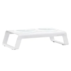 Heimtierbedarf^MiaCara Desco Katzenapfständer mit Porzellannäpfen