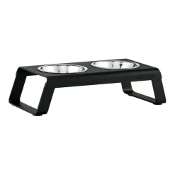 Heimtierbedarf^MiaCara Desco Katzennapfständer S Aluminium