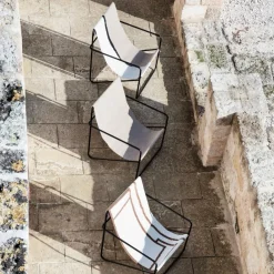 Sessel^Ferm Living Desert Loungestuhl Gestell schwarz