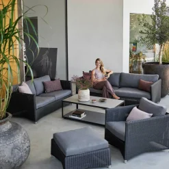 Cane-Line Diamond 2-Sitzer Gartensofa| Outdoor-Sofas & Sessel