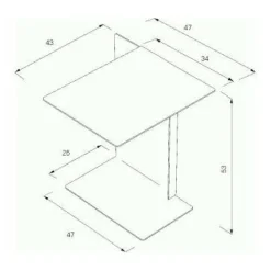 Beistelltische|Tische^ClassiCon Diana B Beistelltisch