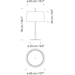 Santa & Cole Diana Tischleuchte| Tischleuchten|Nachttischleuchten
