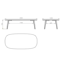 Gubi Dining Esstisch Elliptisch| Tische