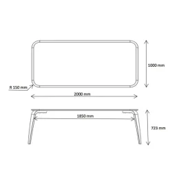 Gubi Dining Esstisch Rechteckig| Tische|Esstische