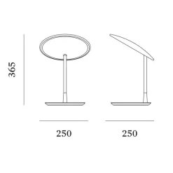 Nachttischleuchten^Nine Disc LED Tischleuchte