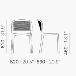 Gartenstühle^Pedrali Dome 261 Gartenstuhl