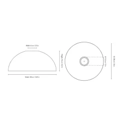 Ferm Living Dome Shade Lampenschirm| Leuchten-Zubehör