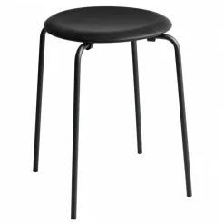 Hocker^Fritz Hansen DOT™ Hocker Leder Gestell schwarz