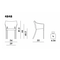 Kartell Dr. No Armlehnstuhl| Stühle
