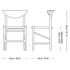&Tradition Drawn HM3 Stuhl| Stühle