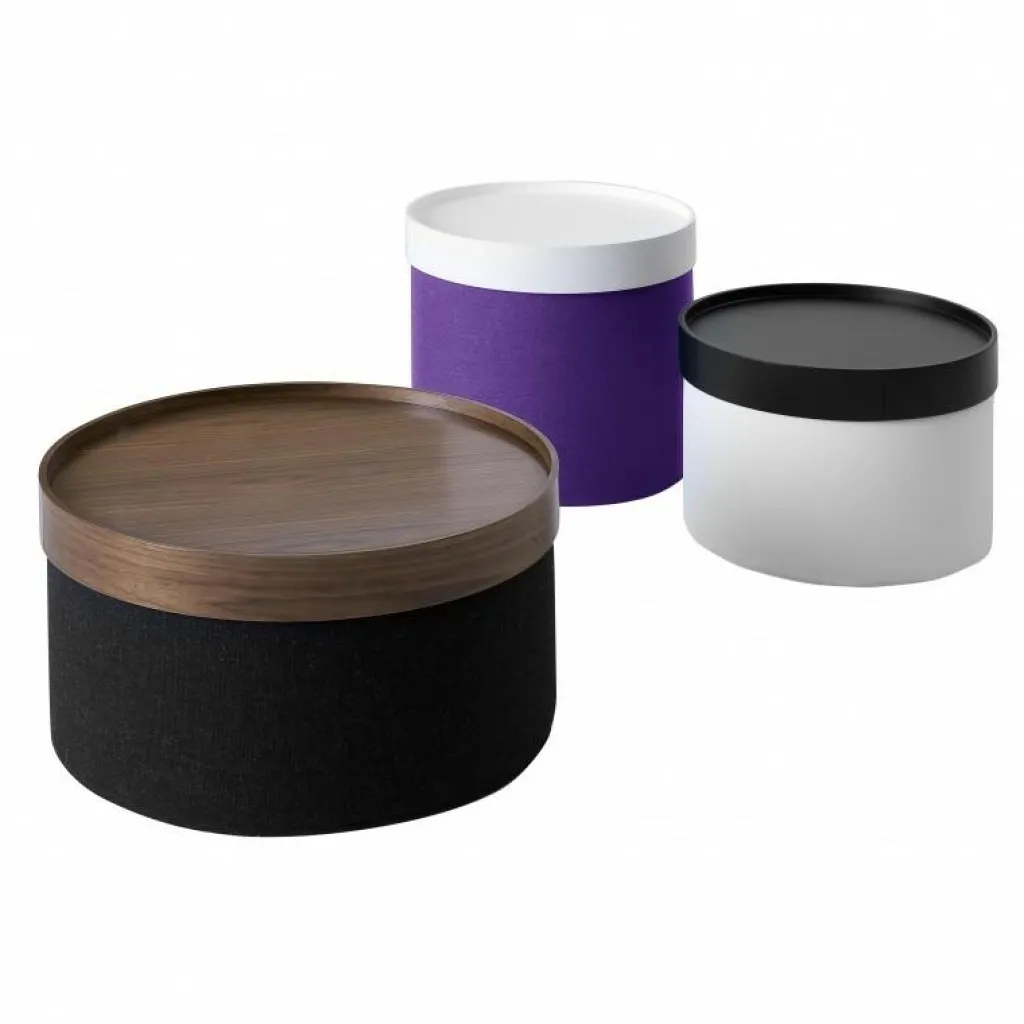 Softline Drum Hocker / Beistelltisch L| Poufs