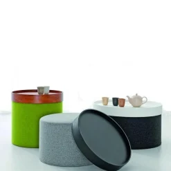 Softline Drum Hocker / Beistelltisch L| Poufs