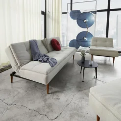 Innovation Living Dublexo Styletto Schlafsofa Holz dunkel 210x91cm| Sofas|Schlafsofas