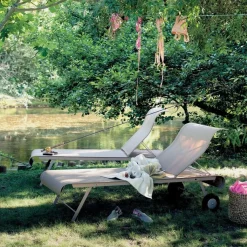 Gartenliegen^Fermob Dune Sonnenliege