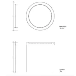 Badaccessoires^Decor Walther DW 125 Papierkorb