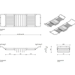 Badaccessoires^Decor Walther DW 25 Wannenablage