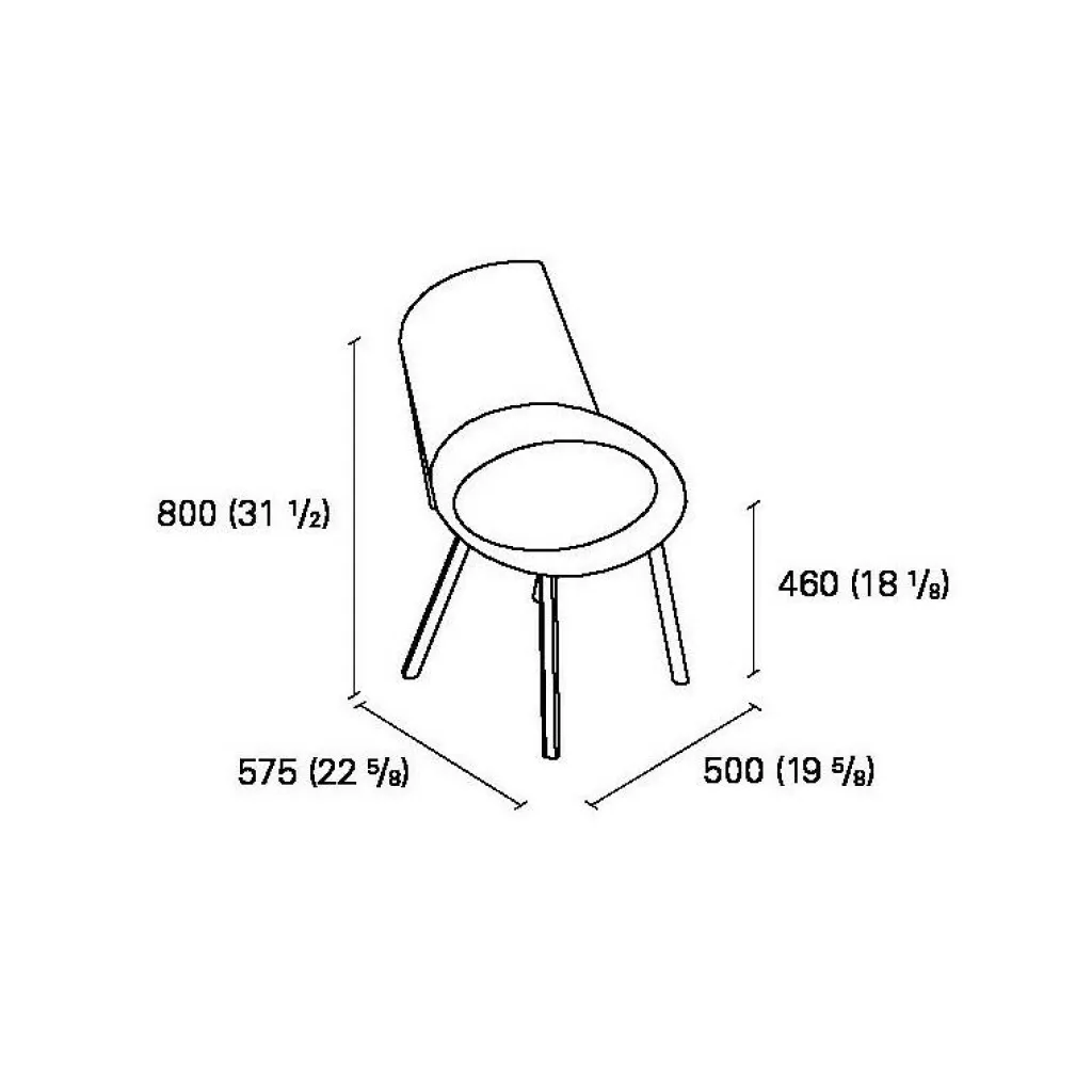 e15 CH04 Houdini Stuhl| Stühle