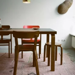 Artek E60 Hocker Gestell gebeizt| Hocker