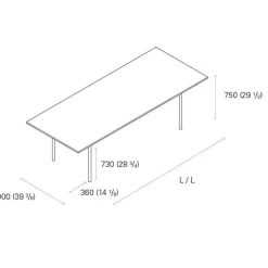 e15 TA14 Anton Esstisch| Esstische
