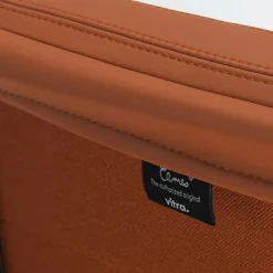 Sessel^Vitra EA 222 Soft Pad Aluminium Chair Drehsessel Leder