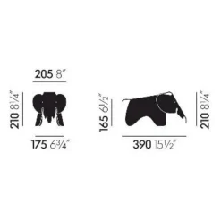 Spielzeug|Spielzeug^Vitra Eames Elephant RE S