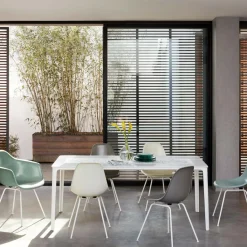 Vitra Eames Fiberglass Armchair DAX Gestell weiß| Stühle