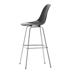 Barhocker^Vitra Eames Fiberglass Barstuhl hoch verchromt